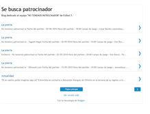 Tablet Screenshot of notenemospatrocinador.blogspot.com