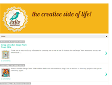 Tablet Screenshot of hellosunshinecreations.blogspot.com