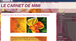 Desktop Screenshot of lecarnetdemimi.blogspot.com