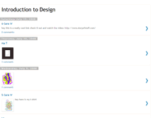 Tablet Screenshot of introtodesign.blogspot.com