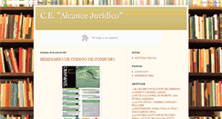 Desktop Screenshot of alcancejuridico.blogspot.com