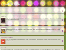 Tablet Screenshot of elmundodegloria-violeta.blogspot.com