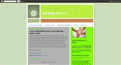 Desktop Screenshot of partnersinlyme.blogspot.com