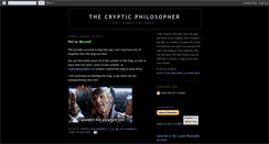 Desktop Screenshot of crypticphilosopher.blogspot.com