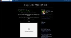 Desktop Screenshot of chameleon-chameleonproductions.blogspot.com