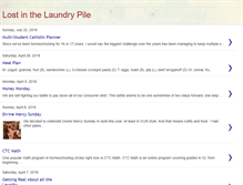 Tablet Screenshot of lostinthelaundrypile.blogspot.com