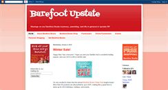Desktop Screenshot of barefootupstate.blogspot.com