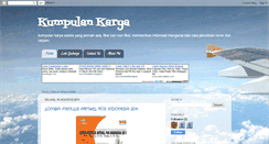 Desktop Screenshot of kumpulankarya1.blogspot.com