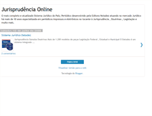 Tablet Screenshot of jurisprudenciaonline.blogspot.com