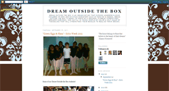 Desktop Screenshot of dreamoutsidetheboxorg.blogspot.com