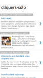 Mobile Screenshot of cliquers-solo.blogspot.com