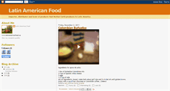 Desktop Screenshot of latinofoods.blogspot.com