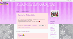 Desktop Screenshot of elrincondemariajosecastellar.blogspot.com