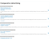 Tablet Screenshot of comparative-advertising.blogspot.com