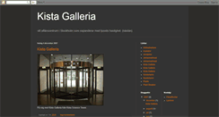 Desktop Screenshot of kistagalleria.blogspot.com