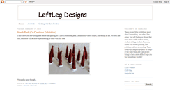 Desktop Screenshot of leftlegdesigns.blogspot.com