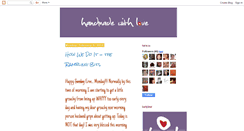 Desktop Screenshot of hmwithlove.blogspot.com