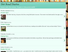 Tablet Screenshot of dirtroaddiaries.blogspot.com