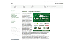 Desktop Screenshot of landmaniaclubeportugal.blogspot.com