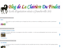 Tablet Screenshot of laclairieredufindez.blogspot.com