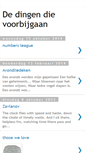Mobile Screenshot of dedingendievoorbijgaan.blogspot.com