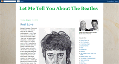 Desktop Screenshot of letmetellyouaboutthebeatles.blogspot.com