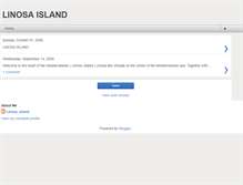 Tablet Screenshot of linosaisland.blogspot.com