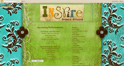 Desktop Screenshot of inspiredancestudio.blogspot.com