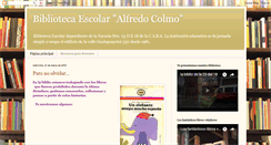 Desktop Screenshot of biblioteca23de18.blogspot.com