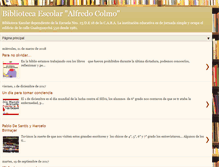 Tablet Screenshot of biblioteca23de18.blogspot.com