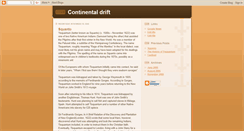 Desktop Screenshot of continentaldrift.blogspot.com