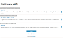 Tablet Screenshot of continentaldrift.blogspot.com