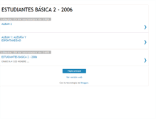 Tablet Screenshot of estudiantesbasica2-2006.blogspot.com