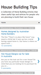 Mobile Screenshot of house-building-tips.blogspot.com