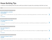 Tablet Screenshot of house-building-tips.blogspot.com