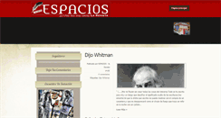 Desktop Screenshot of espacioslarevista.blogspot.com