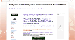 Desktop Screenshot of buythehungergamesbook.blogspot.com