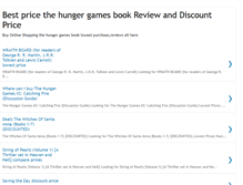 Tablet Screenshot of buythehungergamesbook.blogspot.com