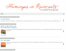 Tablet Screenshot of flamingosinraincoats.blogspot.com