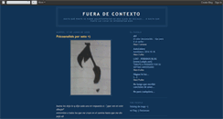 Desktop Screenshot of fueradcontexto.blogspot.com