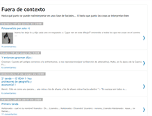 Tablet Screenshot of fueradcontexto.blogspot.com