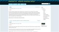 Desktop Screenshot of adsenseciyiz.blogspot.com