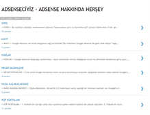 Tablet Screenshot of adsenseciyiz.blogspot.com