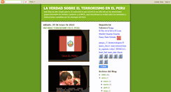 Desktop Screenshot of laverdadsobreelterrorismo.blogspot.com