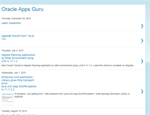 Tablet Screenshot of oracleapplicationguru.blogspot.com