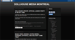 Desktop Screenshot of dollhousemediamontreal.blogspot.com