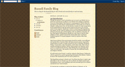 Desktop Screenshot of drussellfamily.blogspot.com