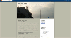 Desktop Screenshot of morningsoap.blogspot.com