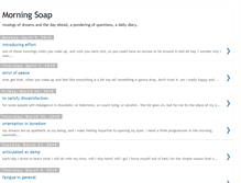 Tablet Screenshot of morningsoap.blogspot.com