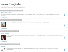 Tablet Screenshot of lacasadelasjirafas.blogspot.com